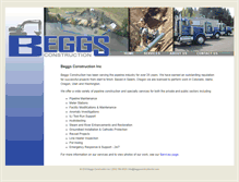 Tablet Screenshot of beggsconstructioninc.com